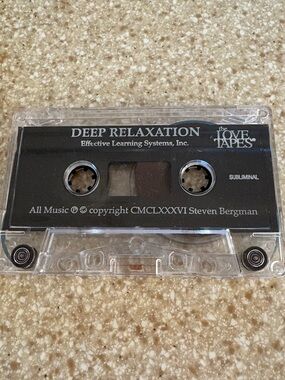 Deep Relaxation Subliminal Cassette Tape by Effective Learning Systems